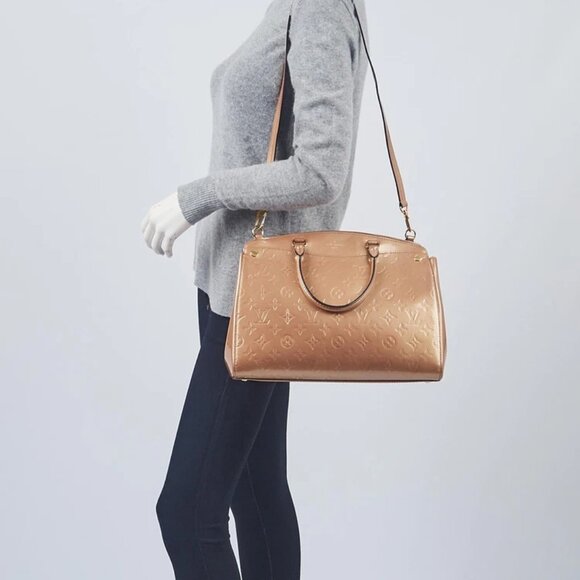 Louis Vuitton Mordore Monogram Vernis Brea MM NM Bag - Picture 2 of 10